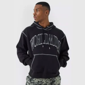 Oversized Boxy Acid Wash Hoodie