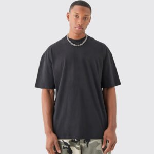 Oversized Washed Wyoming Print T-shirt