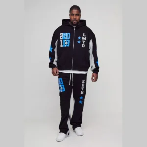 Oversized Interlock T-shirt And Jogger Tracksuit