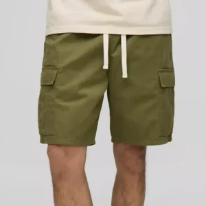 Plus Loose Fit Acid Wash Jersey Shorts