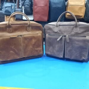 Three Leather Briefcases
